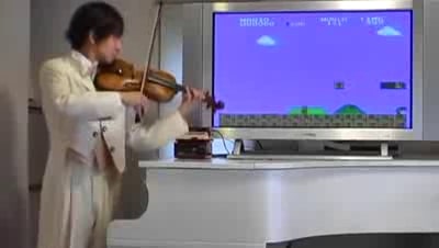 Super Mario au Violon